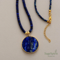 Celestial Lapis Pendant Necklace
