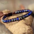 Celestial Stone Wrap Bracelet