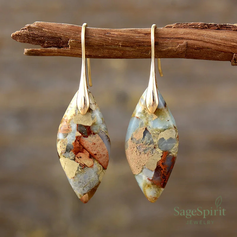 Earthleaf Drop Earrings