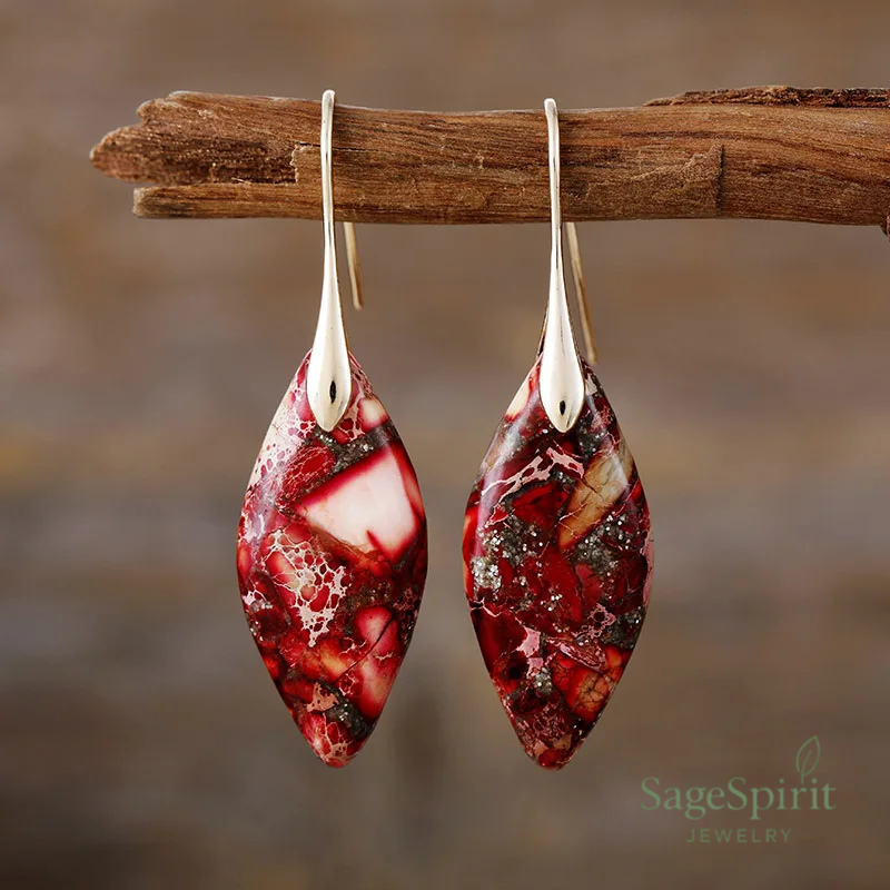 Emberleaf Drop Earrings