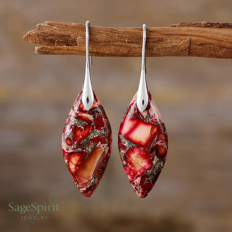 Emberleaf Drop Earrings