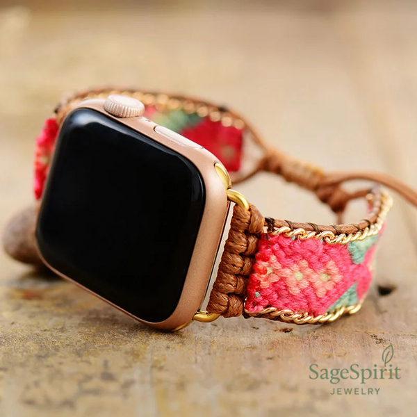 Garden Bloom Cotton Wristband
