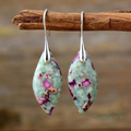 Imperial Leaf Jasper Earrings