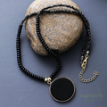 Midnight Onyx Pendant Necklace