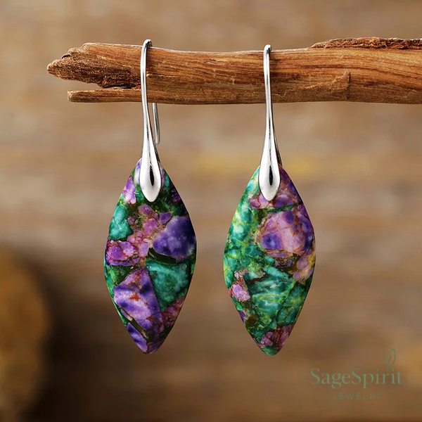 Mystic Leaf Drop Earrings