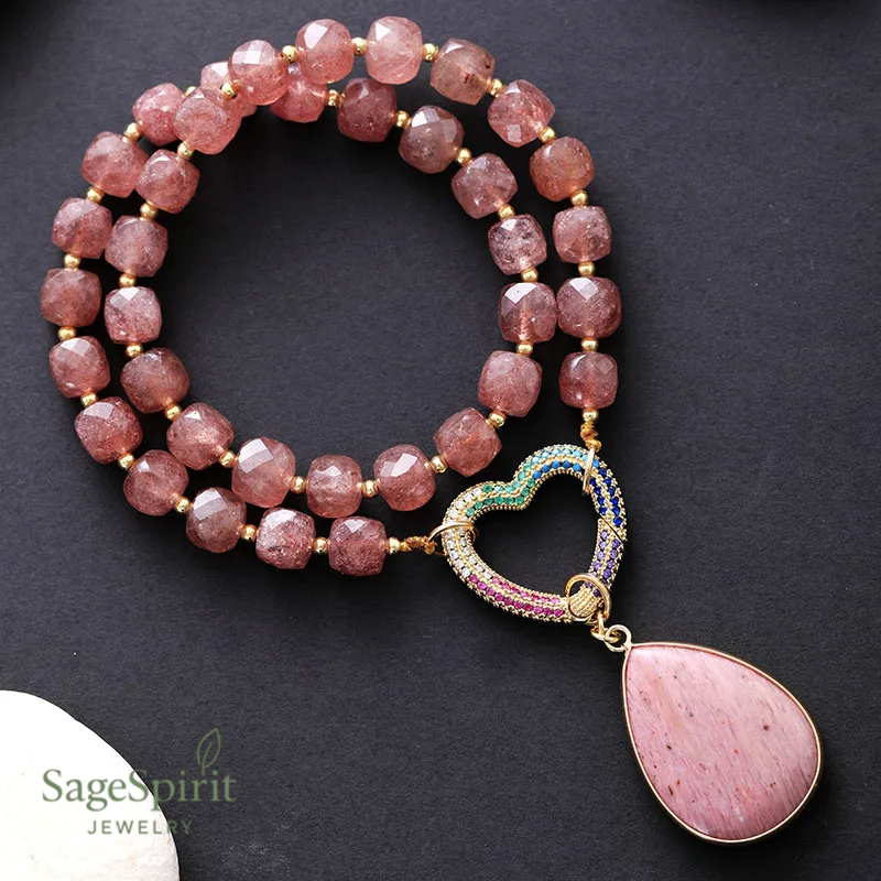 Rose Aura Lariat