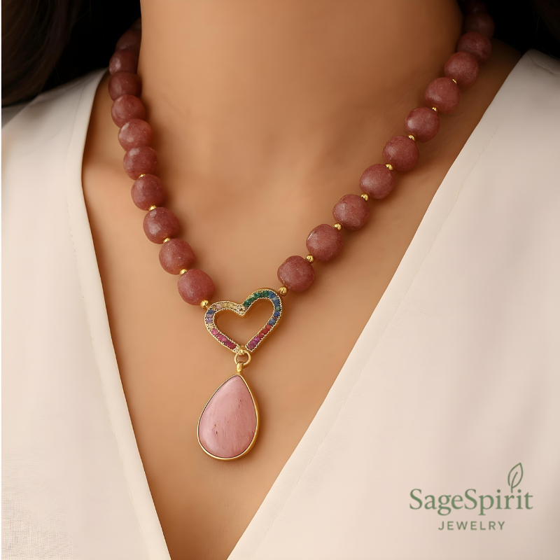 Rose Aura Lariat
