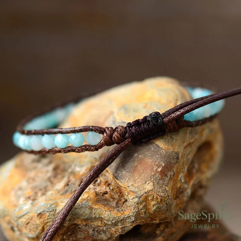 Tranquil Stone Wrap Bracelet