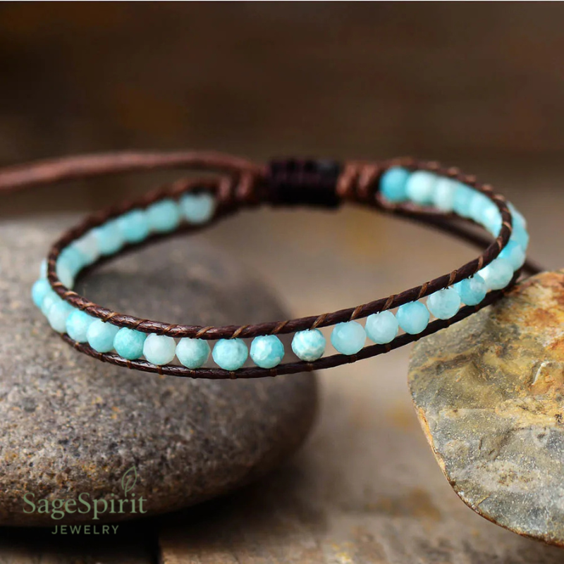 Tranquil Stone Wrap Bracelet