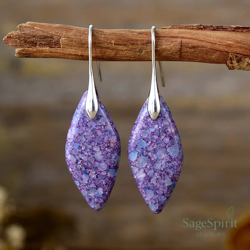 Twilight Leaf Jasper Drops