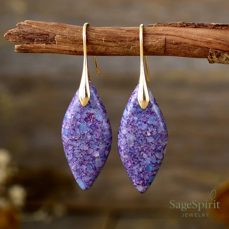 Twilight Leaf Jasper Drops