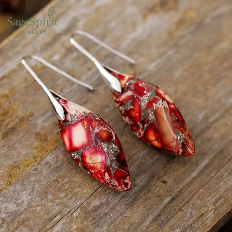 Emberleaf Drop Earrings