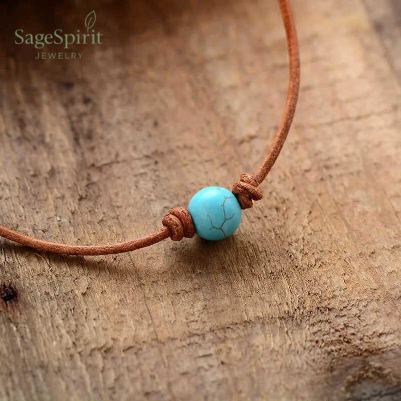 Turquoise Spirit Choker Necklace