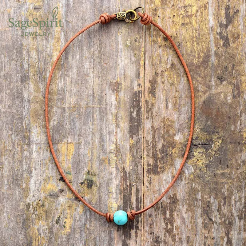Turquoise Spirit Choker Necklace