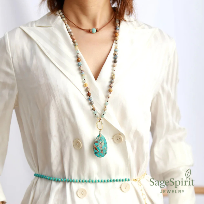 Turquoise Spirit Choker Necklace