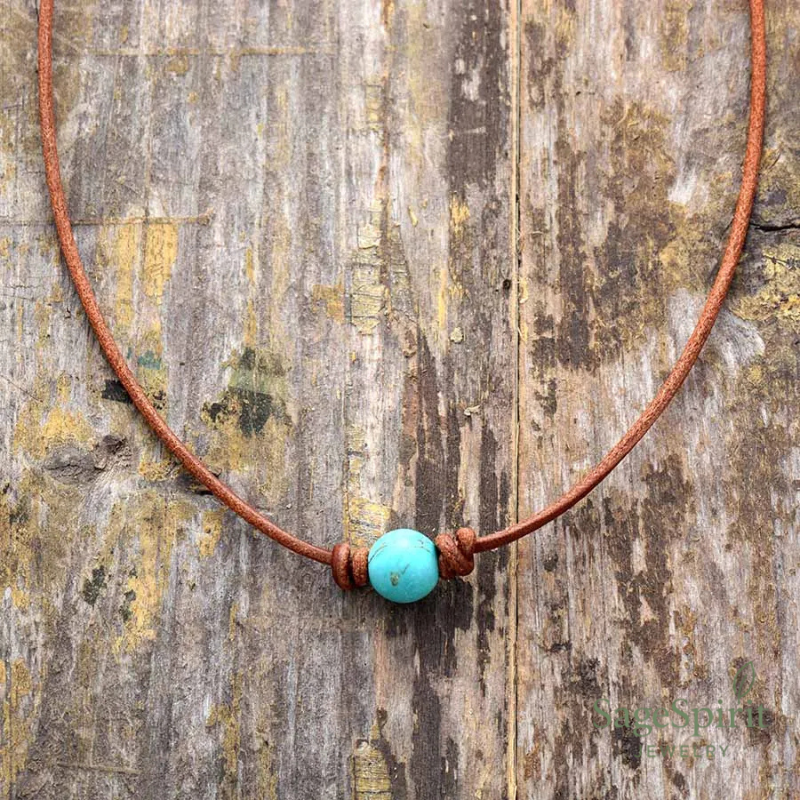 Turquoise Spirit Choker Necklace