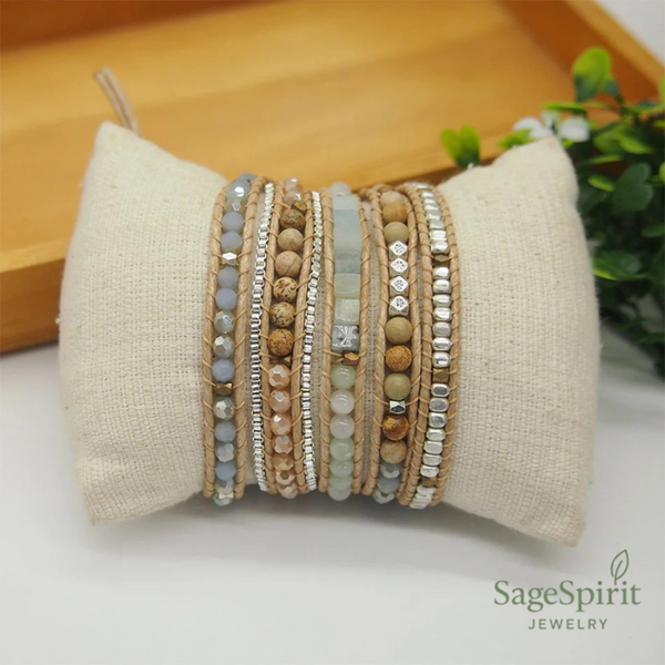 Amazonite Serenity 5-Wrap Bracelet