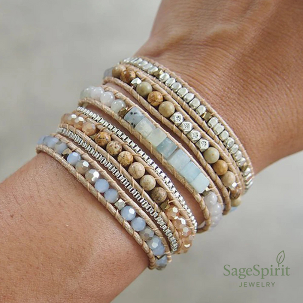 Amazonite Serenity 5-Wrap Bracelet