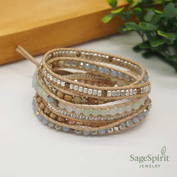 Amazonite Serenity 5-Wrap Bracelet