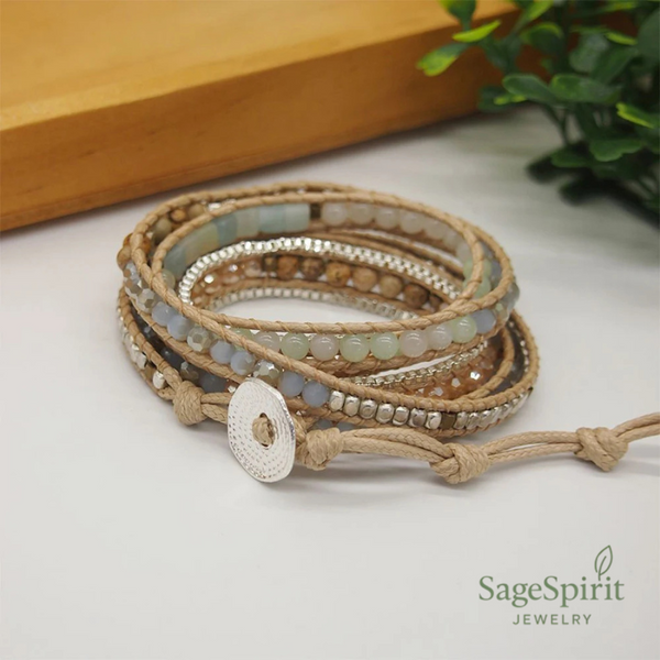 Amazonite Serenity 5-Wrap Bracelet