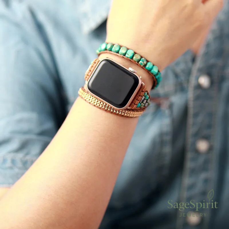 Earthstone Wrap Apple Watch Band
