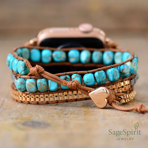Earthstone Wrap Apple Watch Band