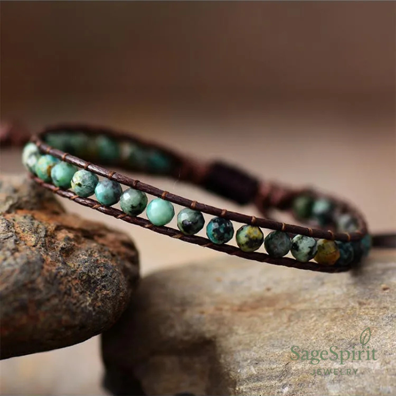 African Turquoise Bracelet
