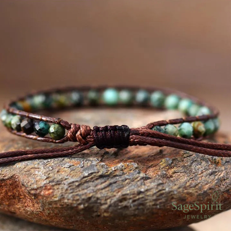 African Turquoise Bracelet