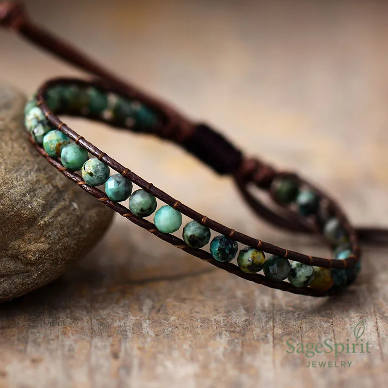 African Turquoise Bracelet