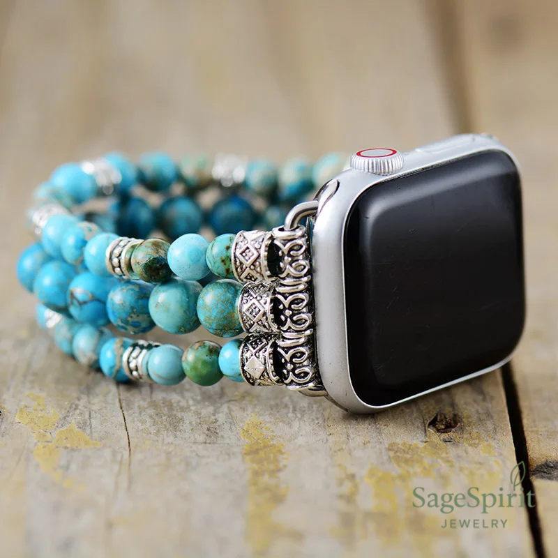 Turquoise Jasper Apple Watch Strap