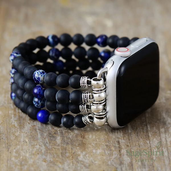 Black Onyx Apple Watch Strap