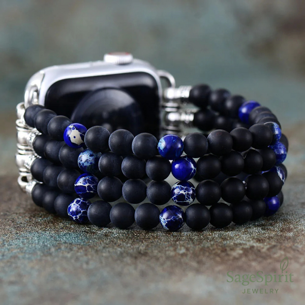 Black Onyx Apple Watch Strap
