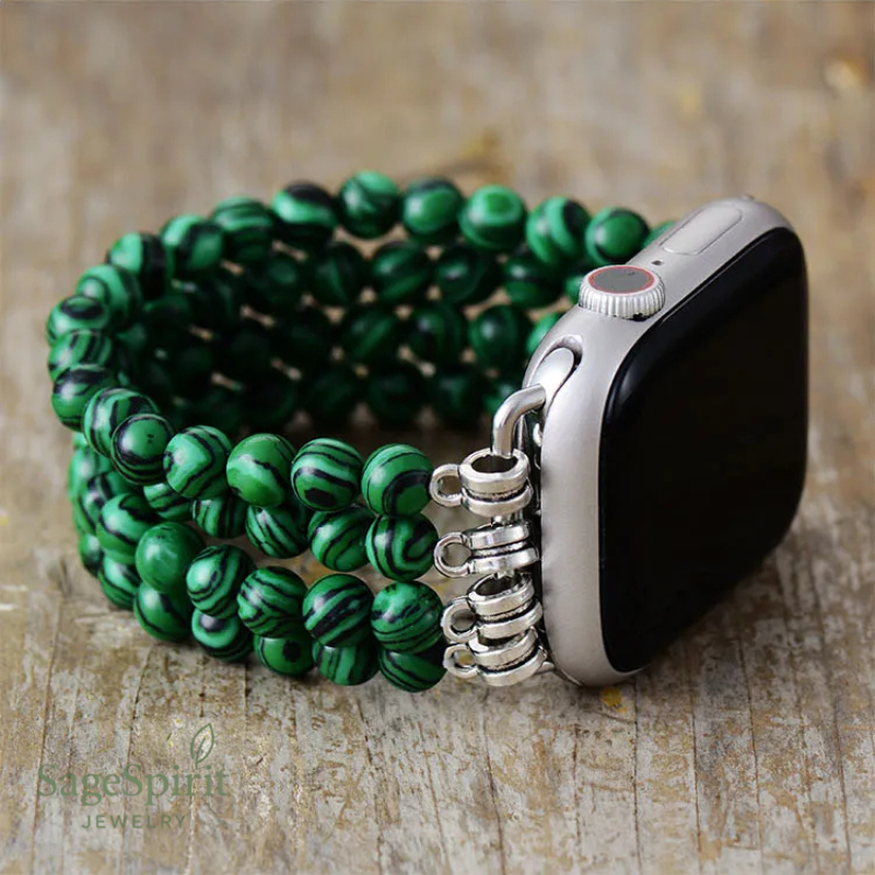 Bohemian Malachite Smartwatch Strap