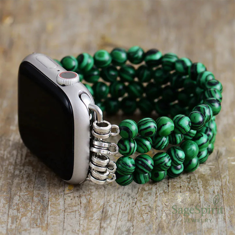 Bohemian Malachite Smartwatch Strap