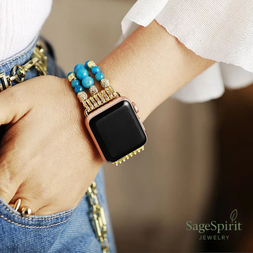 Bohemian Apatite Smartwatch Strap