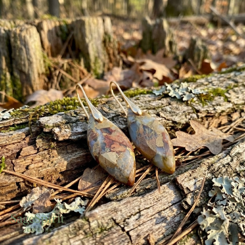 Earthleaf Drop Earrings