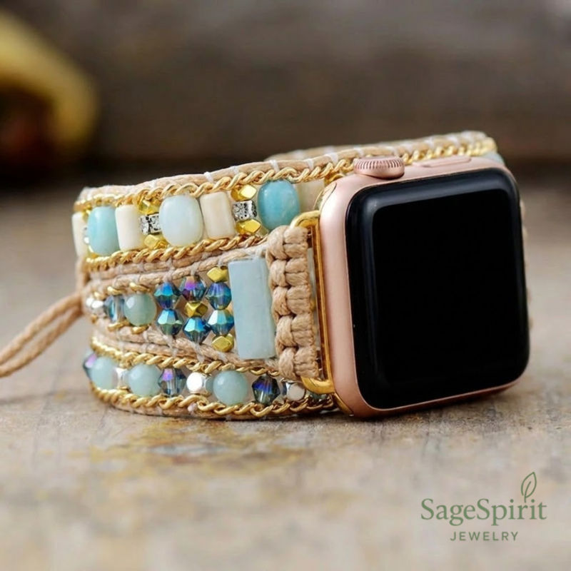 Amazonite Aura Wrap Band