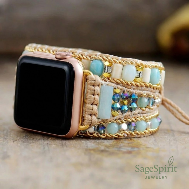 Amazonite Aura Wrap Band