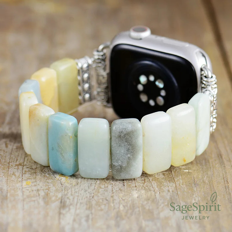 Amazonite Energy Strap for Apple Watch