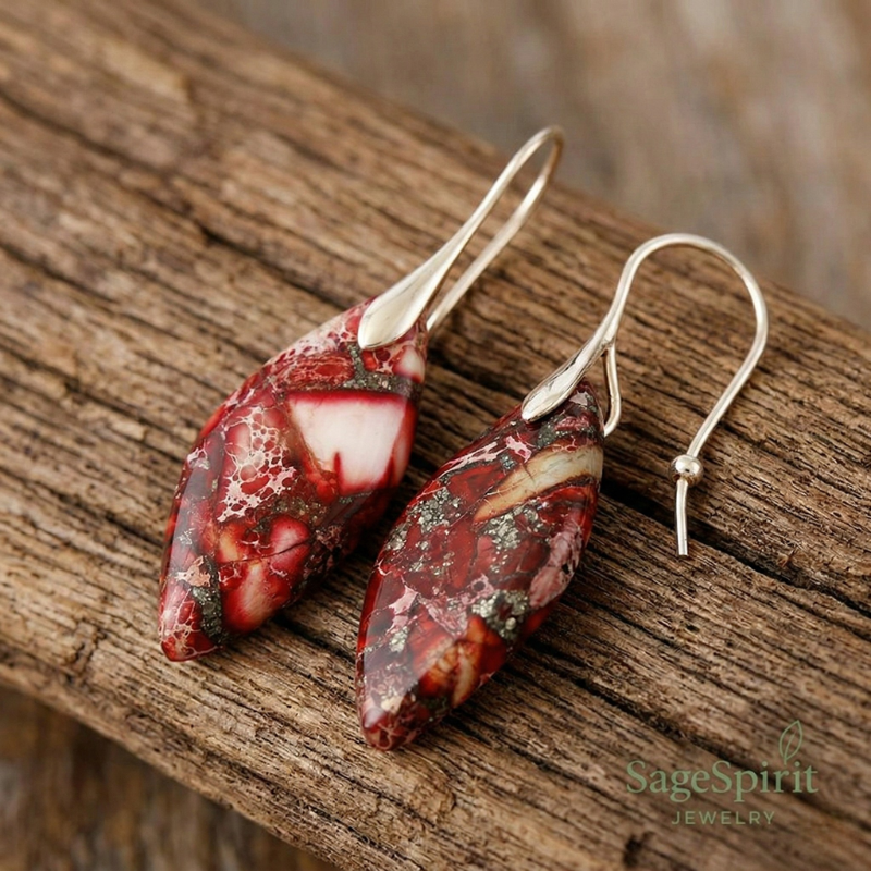 Emberleaf Drop Earrings