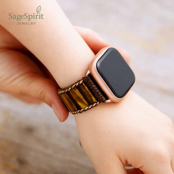 Tiger Eye Energy Strap for Apple Watch