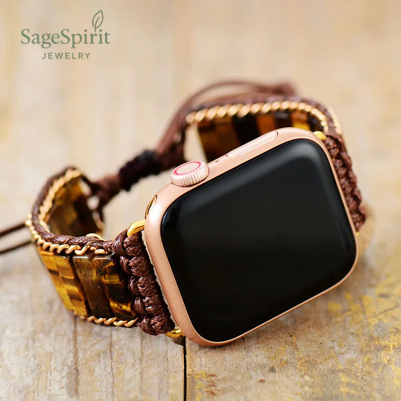 Tiger Eye Energy Strap for Apple Watch