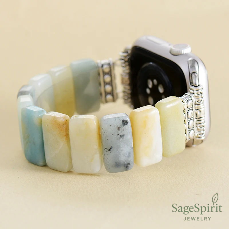 Amazonite Energy Strap for Apple Watch