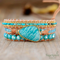 Amazonite Spirit Wrap Bracelet