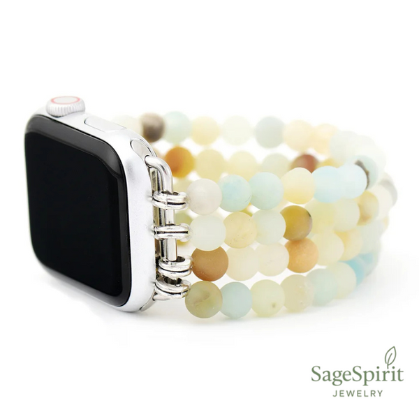 Amazonite Harmony Beaded Watch Band