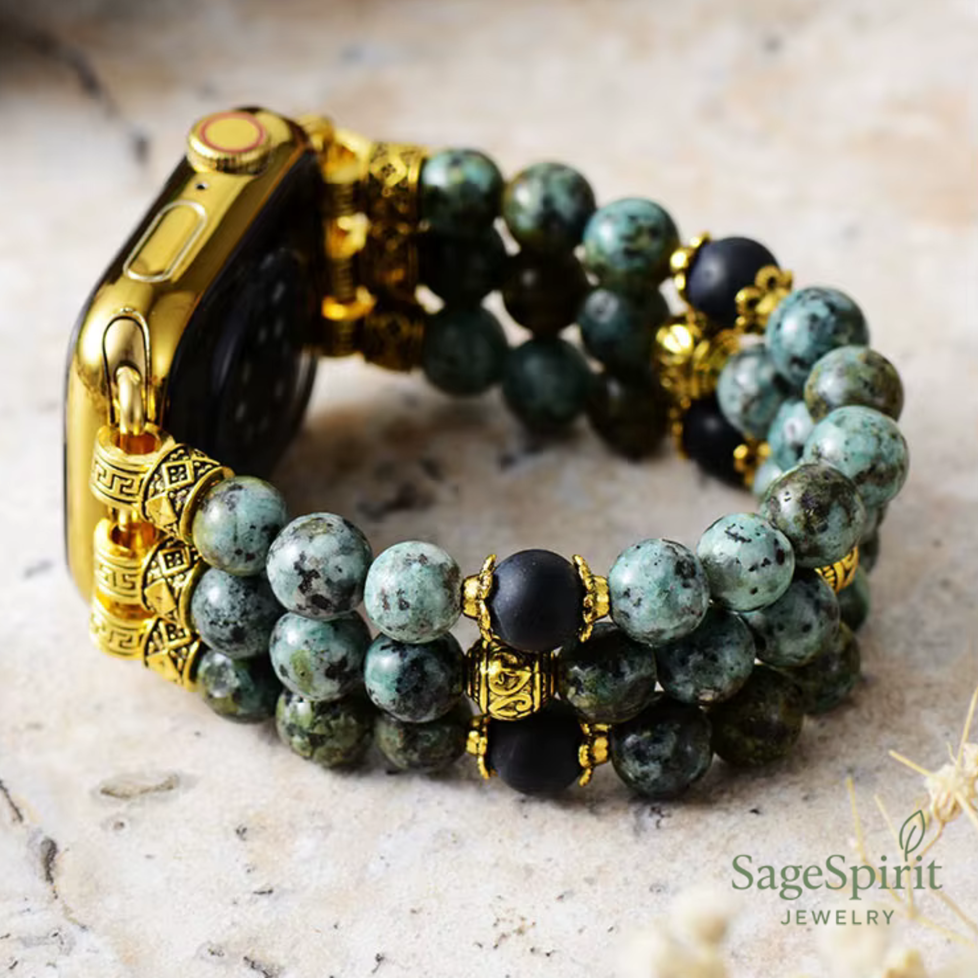 Bohemian African Turquoise Smartwatch Strap