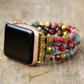 Bohemian Crimson Jasper Smartwatch Strap