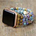 Bohemian Aqua Jasper Smartwatch Strap